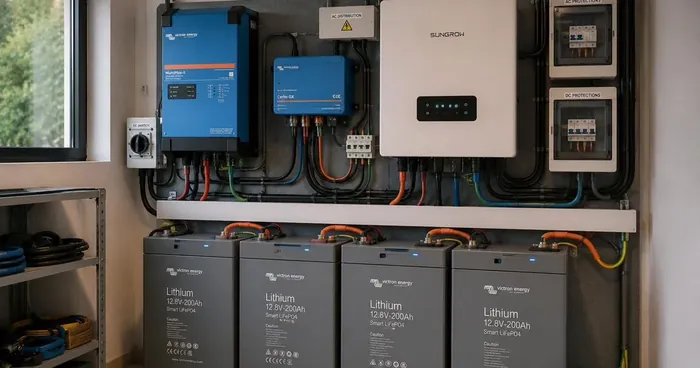 Placas solares con batería de litio para autoconsumo en Mallorca